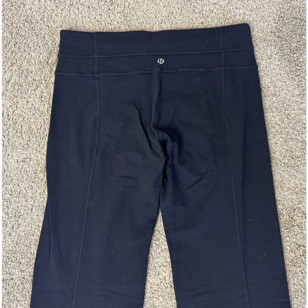 LULULEMON Groove Flare Yoga Pants Black Women’s Size 8 - Picture 7 of 9